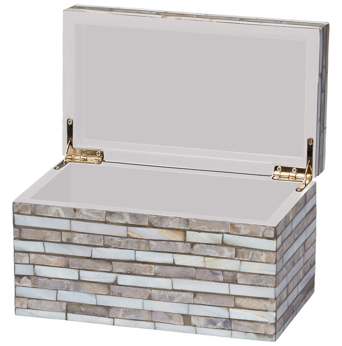 Roosevelt Box in Mixed Grey, Small