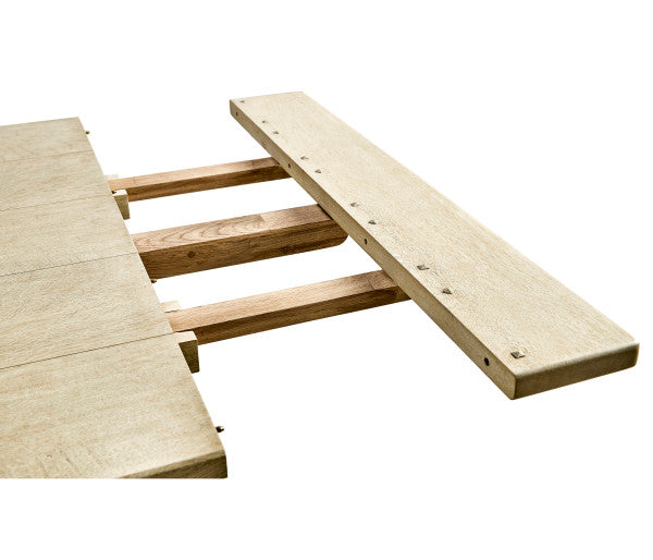 Timeless Sidereal French Laundry Table 96" in Stripped Oak