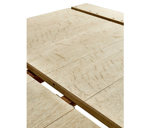 Timeless Sidereal French Laundry Table 96" in Stripped Oak