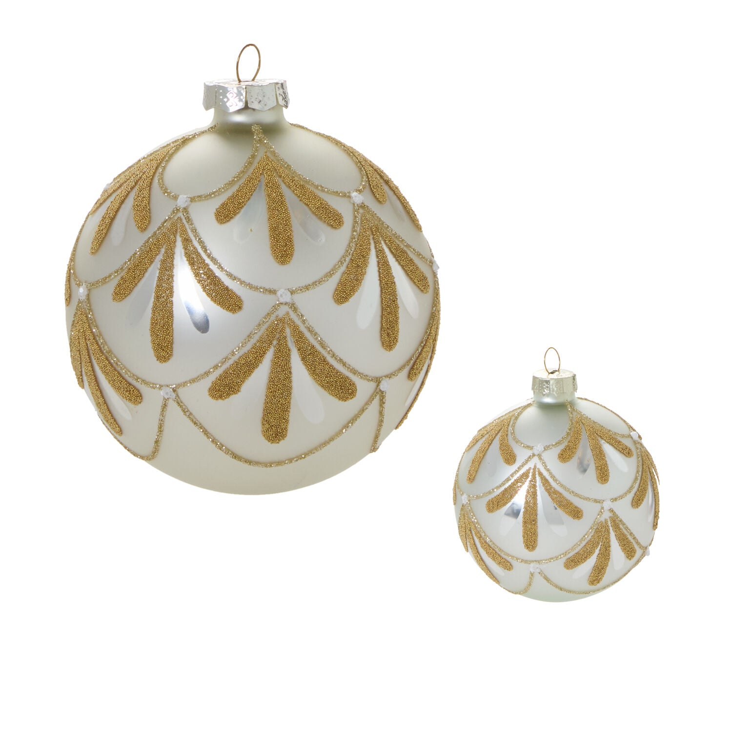 Gold Petal Ornament - Set of 6