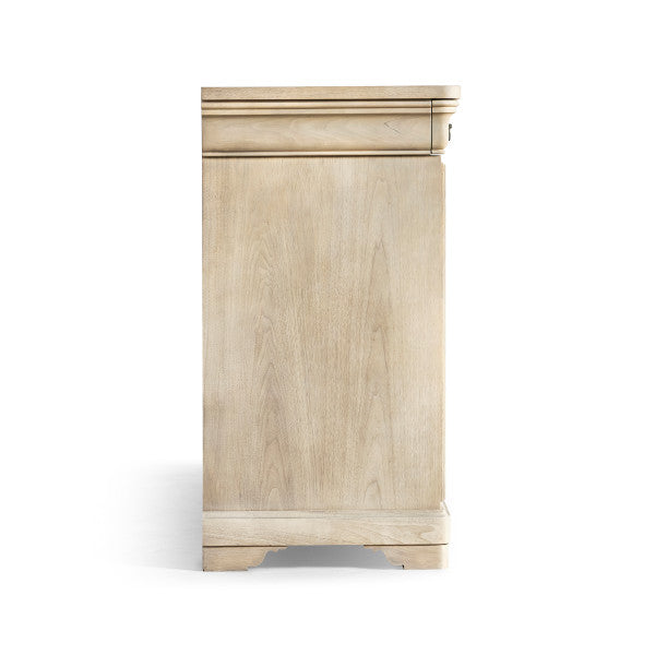 Timeless Entropy Louis Phillipe Drawer Chest in Bleached Walnut
