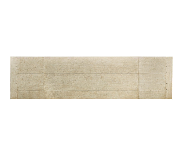 Timeless Sidereal French Laundry Table 96" in Stripped Oak