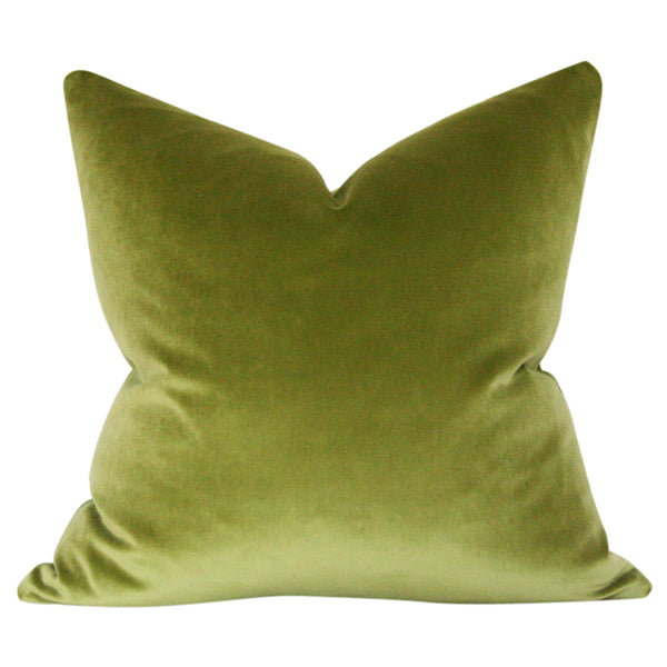Bright Olive Green Velvet (Last Chance)
