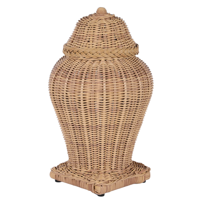 Outdoor Woven Ginger Jar