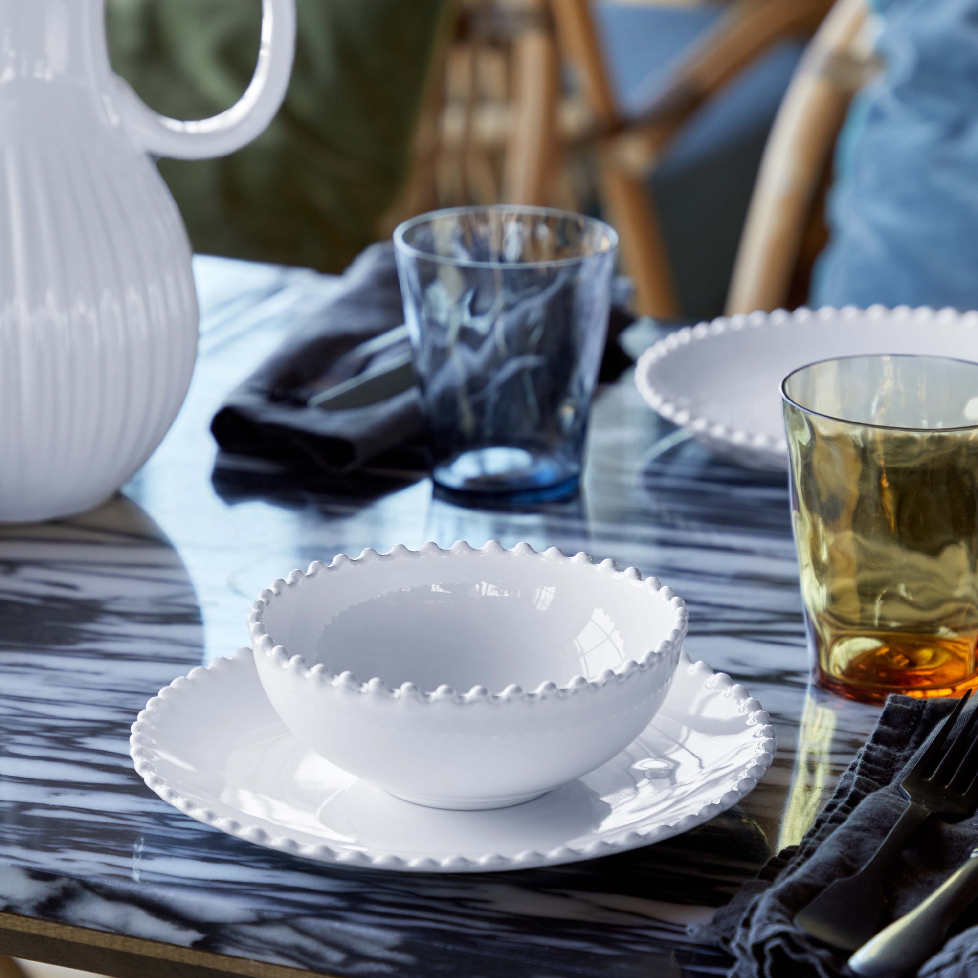 Pearl Salad Plates 9" Set of 6