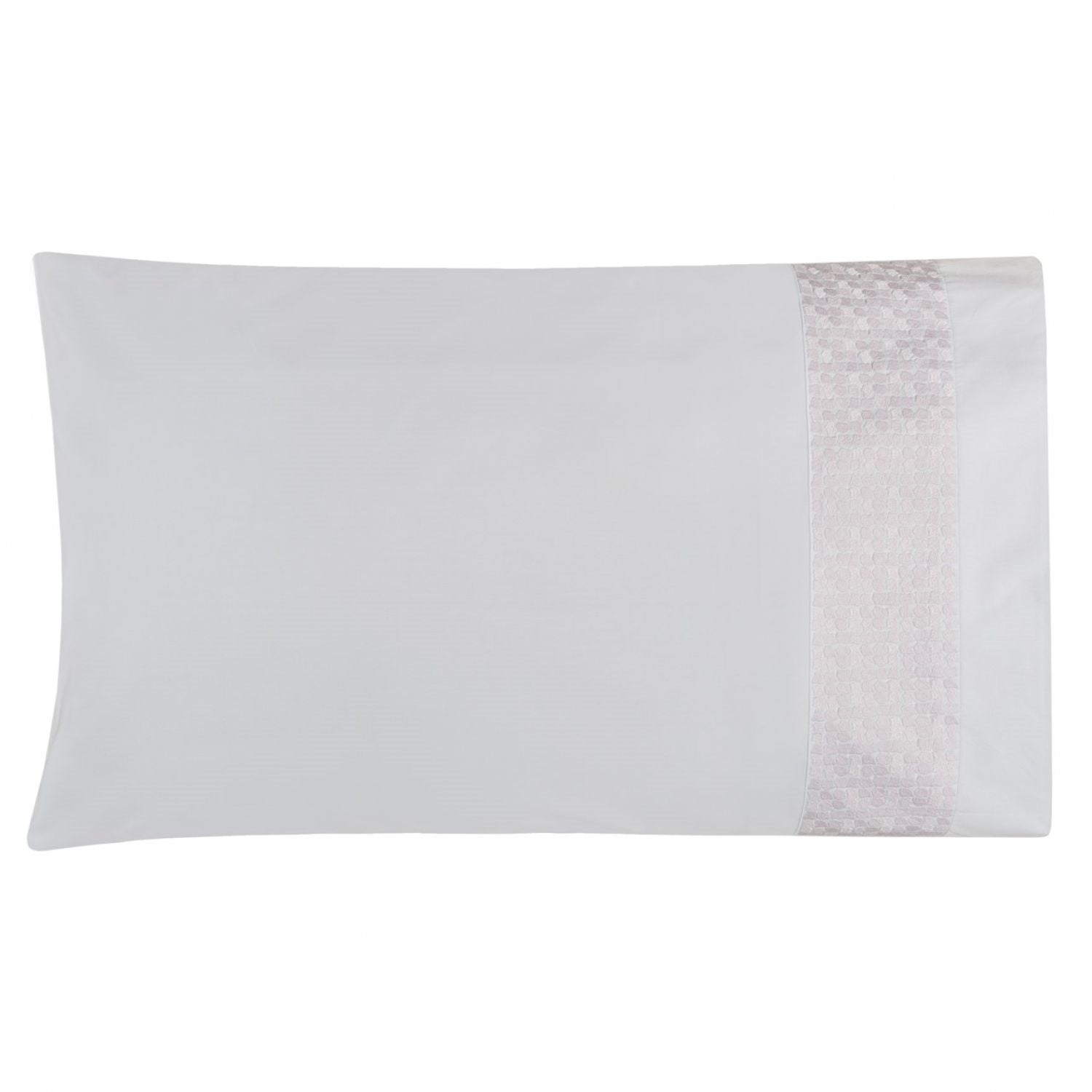 Lagos - Pillowcase (White/Pink) Set of 2