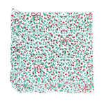 Mistletoe and Bows Ruffle Napkins- Set of 4