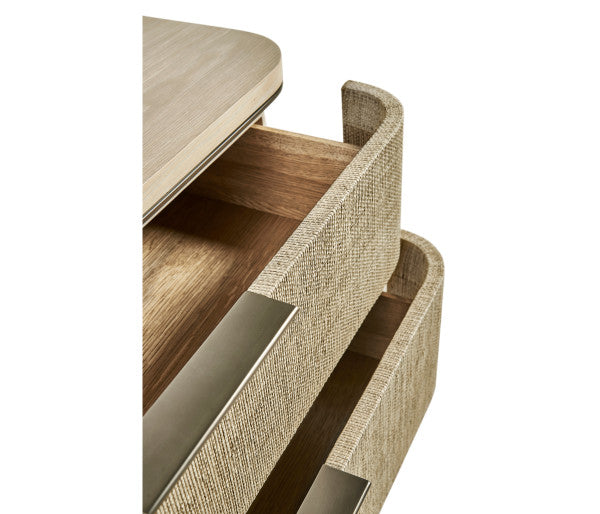Water Seiche Woven Night Stand