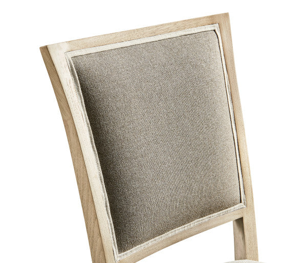 Timeless Flare Uph. Side Chair Flared Top in Bleached Walnut