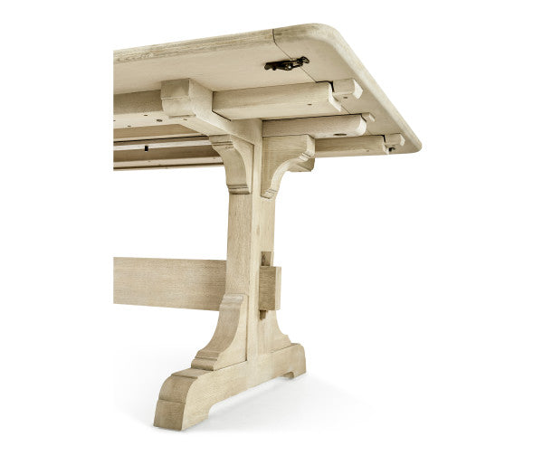 Timeless Epoch Trestle Dining Table in Stripped Oak
