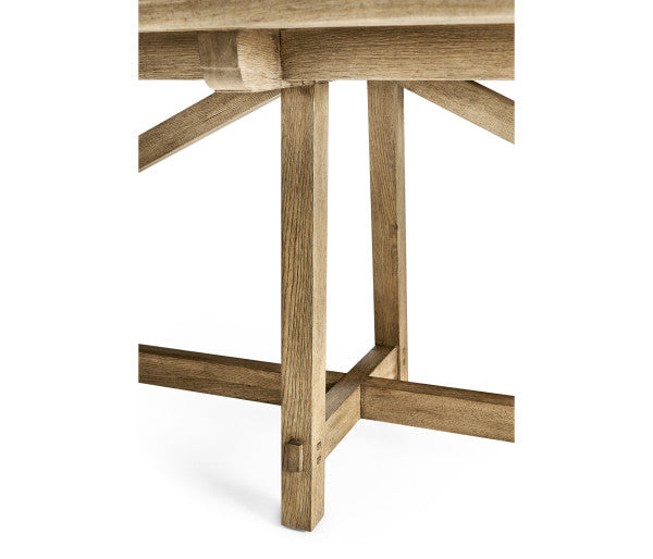 Timeless Sidereal French Laundry Dining Table 125" in Chestnut