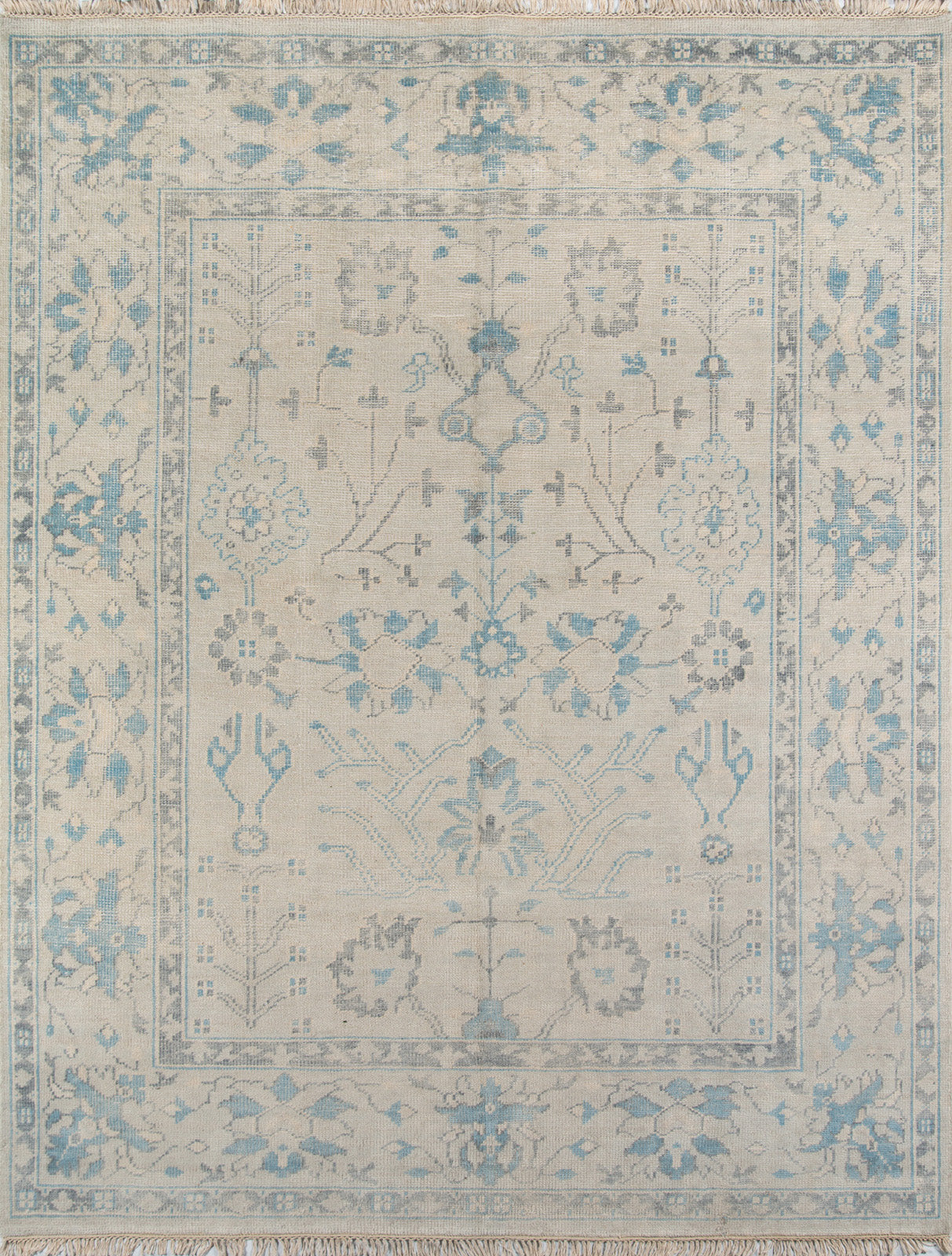 Erin Gates by Momeni Concord Lowell Ivory Hand Knotted Wool Rug