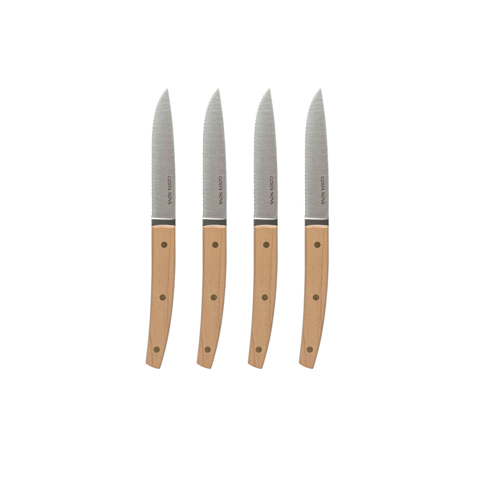 Maple Steak Knives, 4 Piece