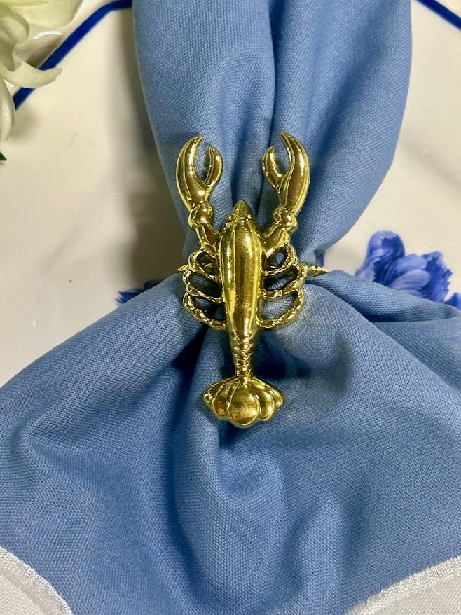 Lobster Set of 4 Napkin Ring