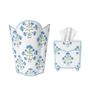 Willow Bloom Round Wastepaper Basket & Tissue (3 Options)