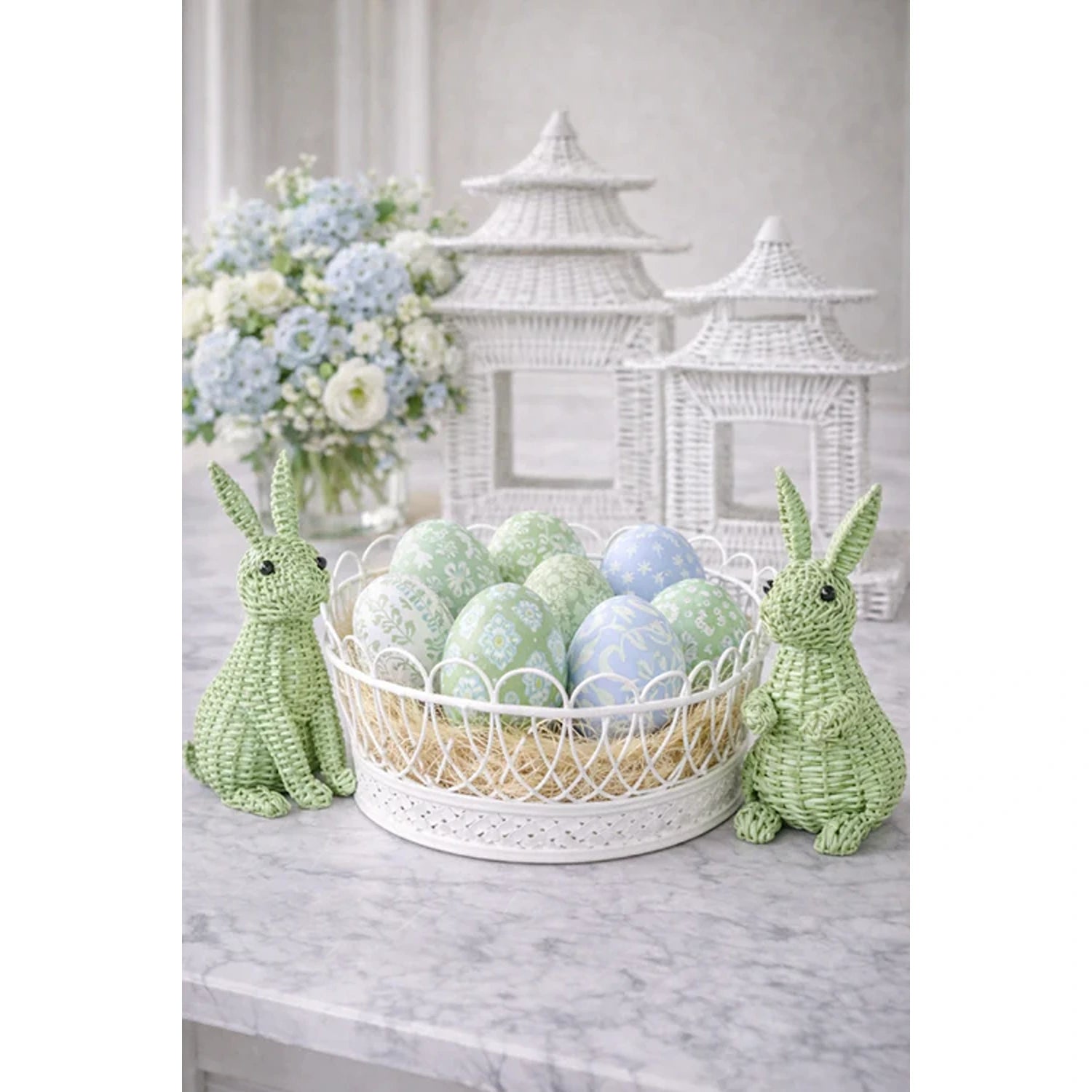 Sage Green & Lavender Tulip Egg
