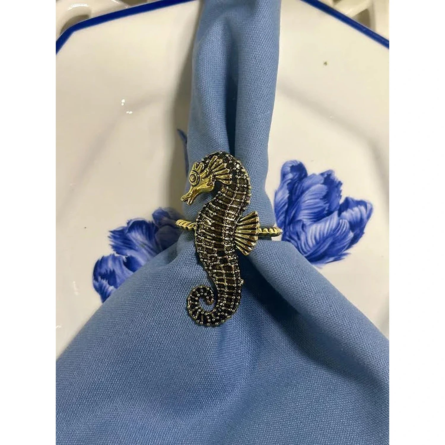 Seahorse Set of 4 Napkin Ring