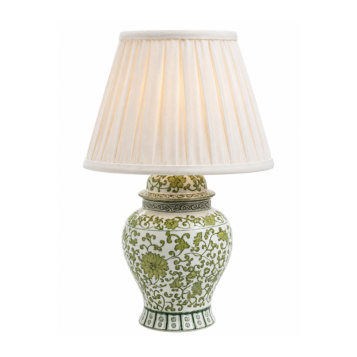 Green Porcelain Rechargeable Lamp