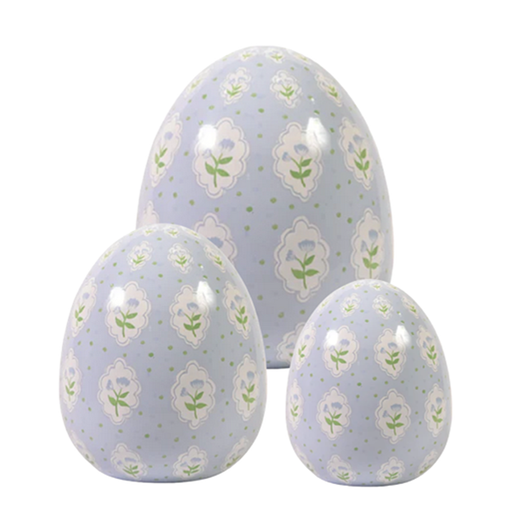 Lavender Polka Dot & Tulip Egg