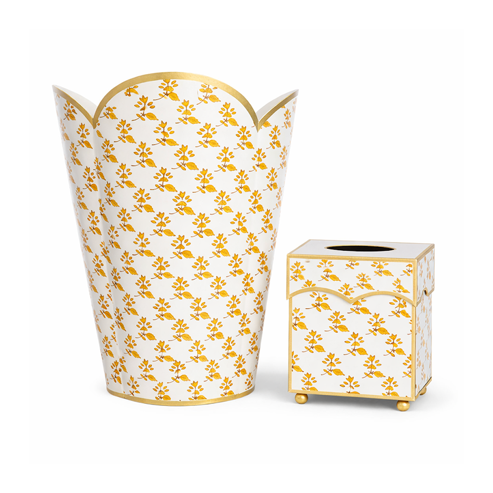Orange Blossom Wastepaper Basket & Tissue (3 Options)