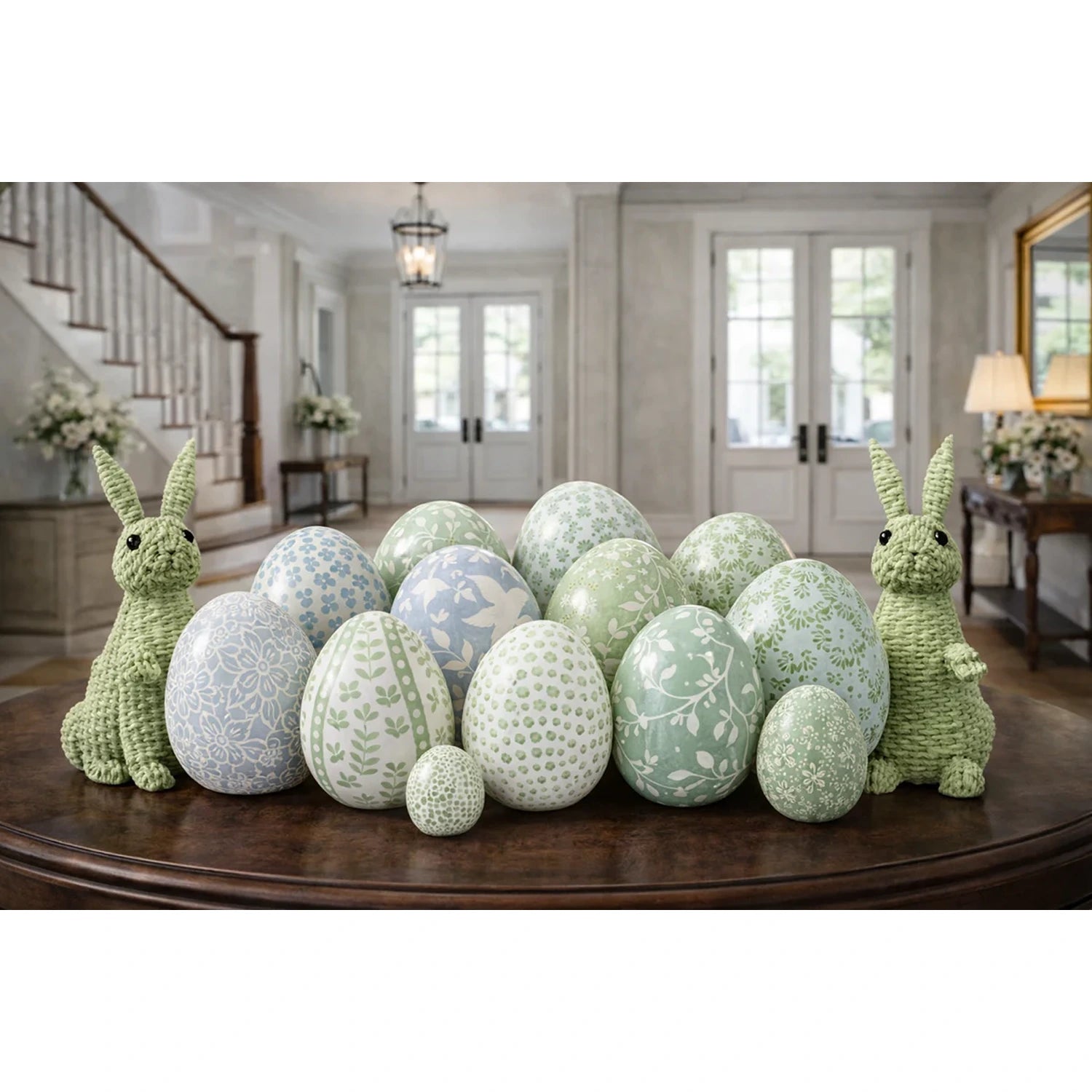 Sage Green & Lavender Tulip Egg