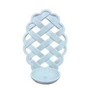 Blue Lattice Sconce