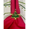 Traditional Christmas Tree Set of 4 Napkin Ring