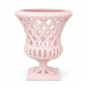 16" Pink Lattice Urn