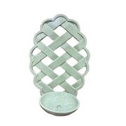 Green Lattice Sconce