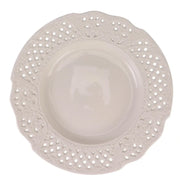 Ivory Pierced Floral Dinnerware