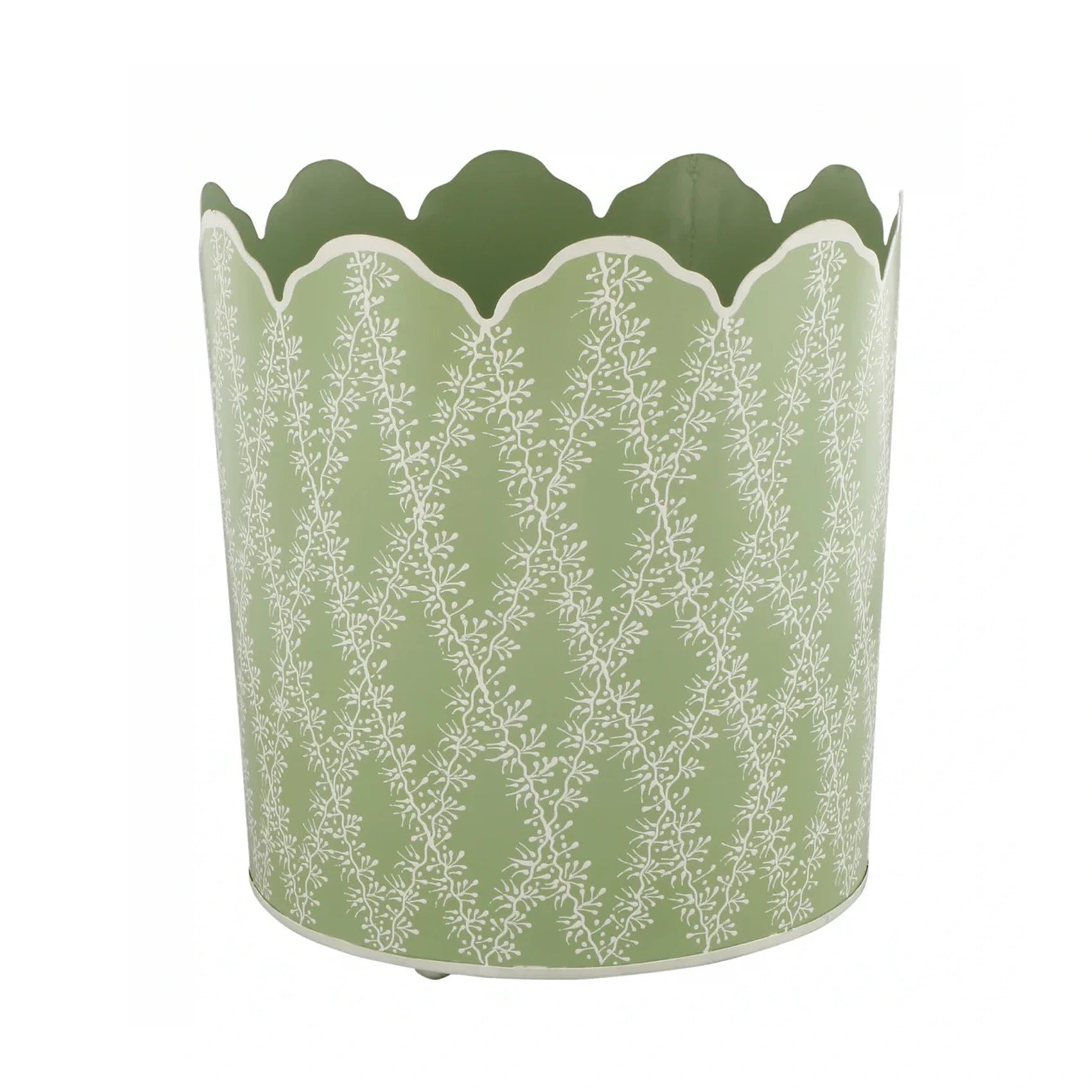 Spring Green Trellis Floor Planter