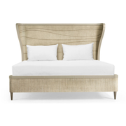 Water Seiche Woven Wing Wave King Bed