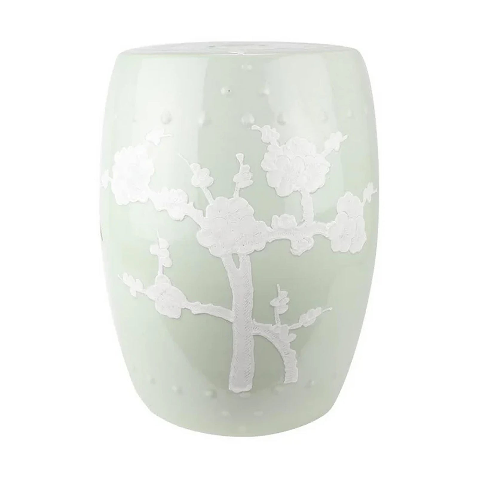 Pastel Green Cherry Blossom Garden Seat