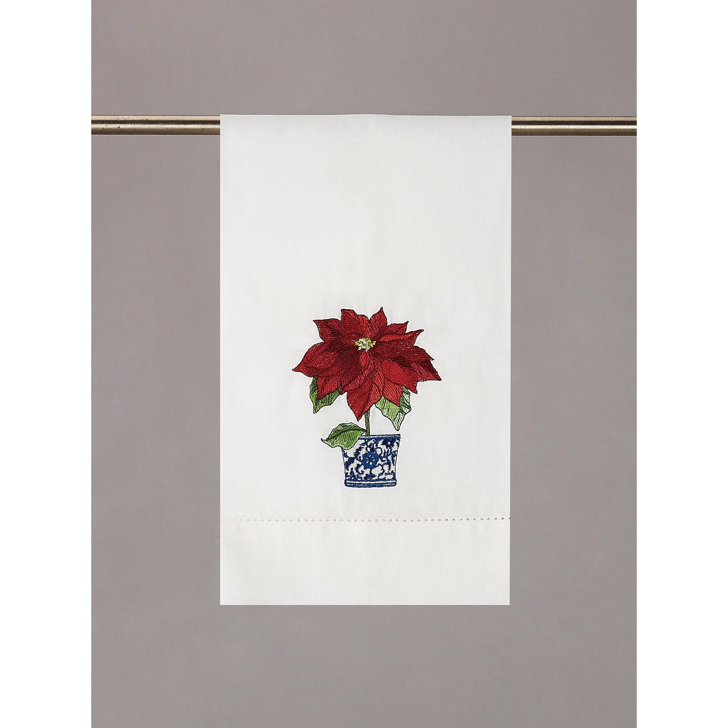 Holiday Chinoiserie EMB Guest Towel Set of 8