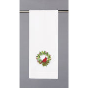 Cardinal Wreath Guest Towels, Set of 8
