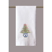 Pink Bow Chinoiserie Tree Guest Towels, Set of 8
