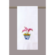 Oranges & Orchids Guest Towel Set of 8