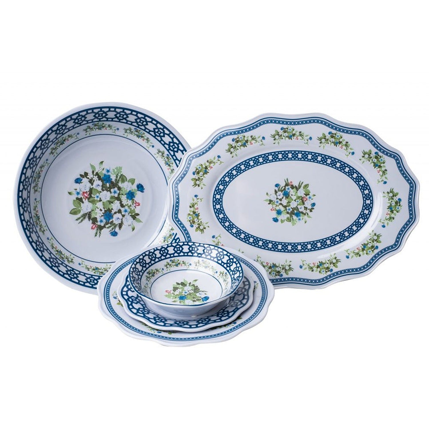 Trellis And Topiary Melamine Dinnerware Collection