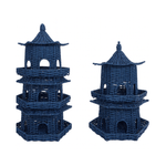 Navy Grand Wicker Pagoda (2 Sizes)