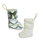 The Classic Holiday Bow Needlepoint Stocking (2 Sizes)