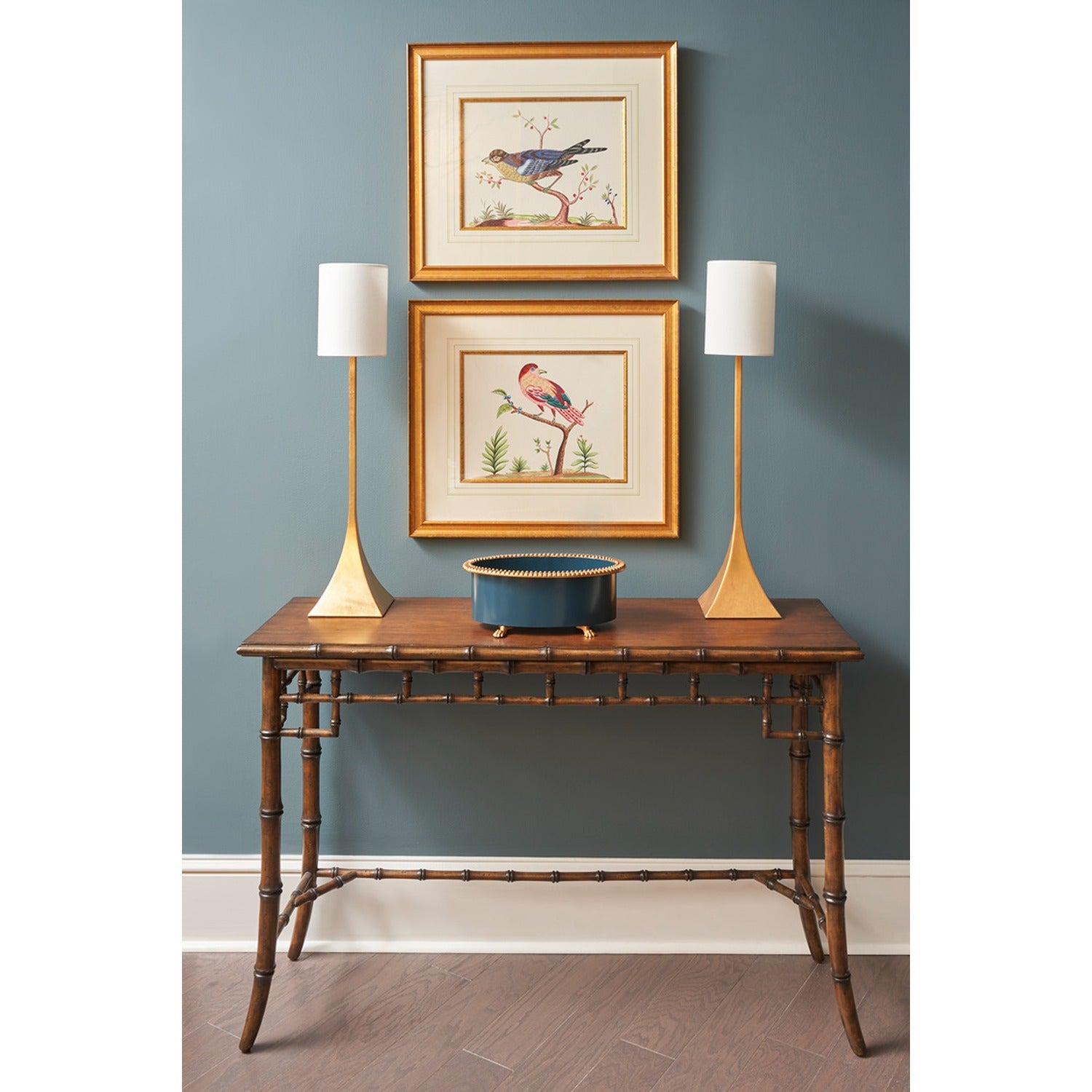 Bamboo Console - Walnut