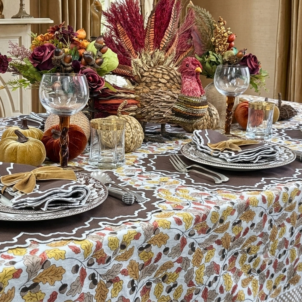 Whitley Placemat - Cocoa and White (Set of 4)