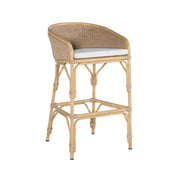 Zweifel Outdoor Bar Chair (Twisted Hyacinth Weave)