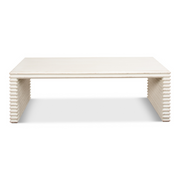 Stacked Cocktail Table - Antique White
