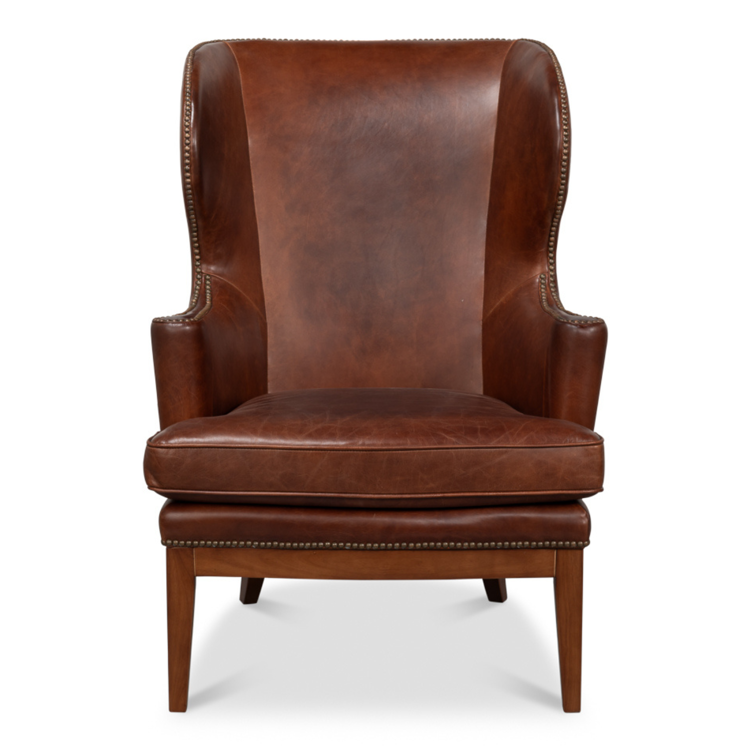 Smithfield Wing Chair, Newark Brown