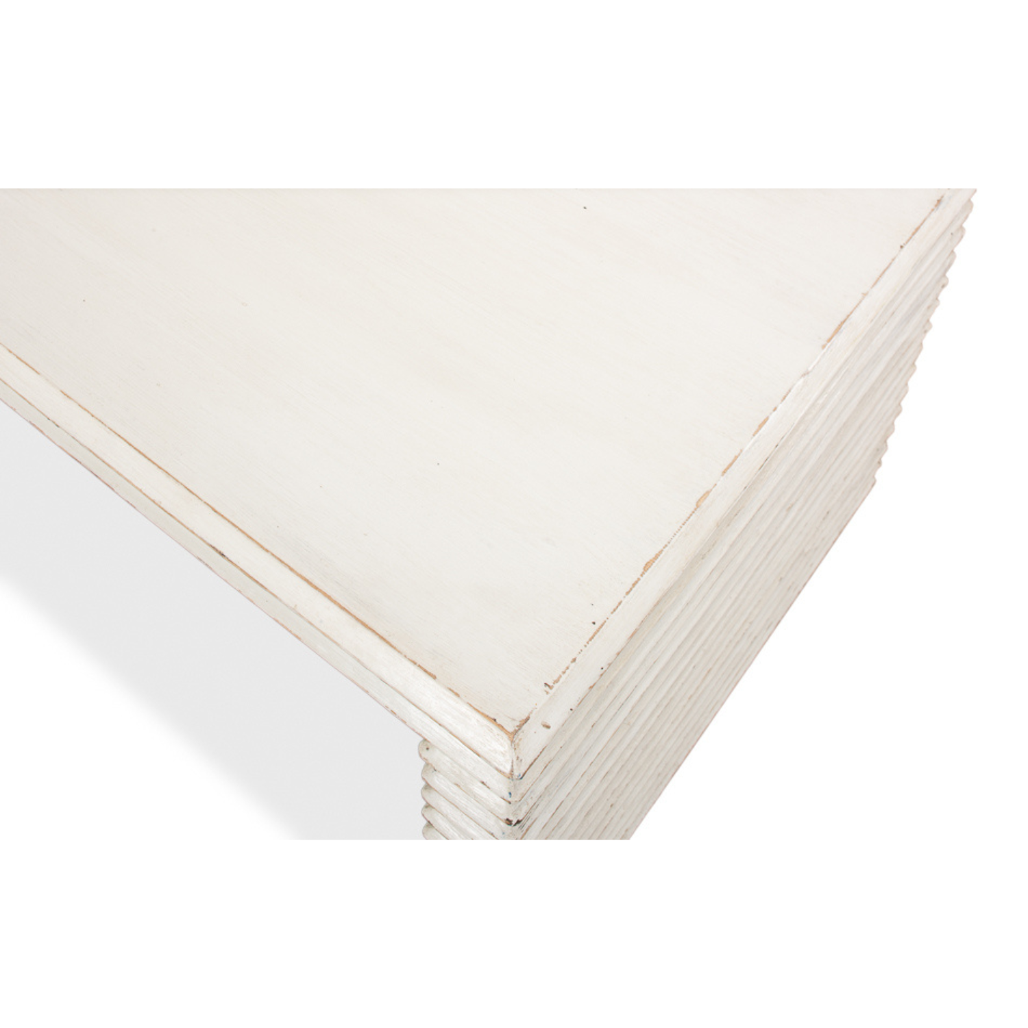 Stacked Cocktail Table - Antique White