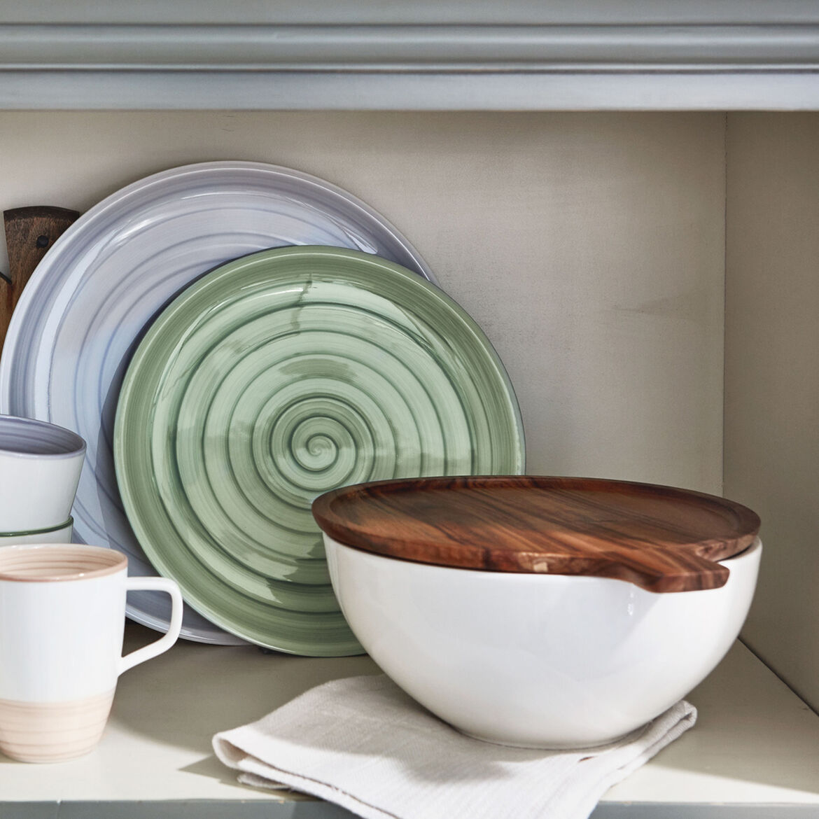 Artisanova Original Wood Cover for 9.5" Serving Bowl