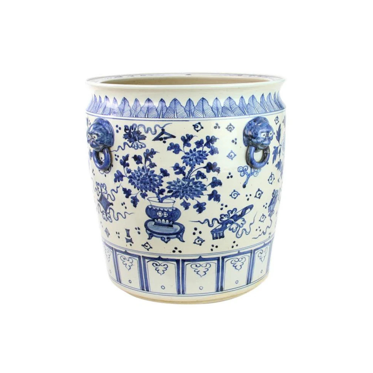 Straight Floral Fishbowl