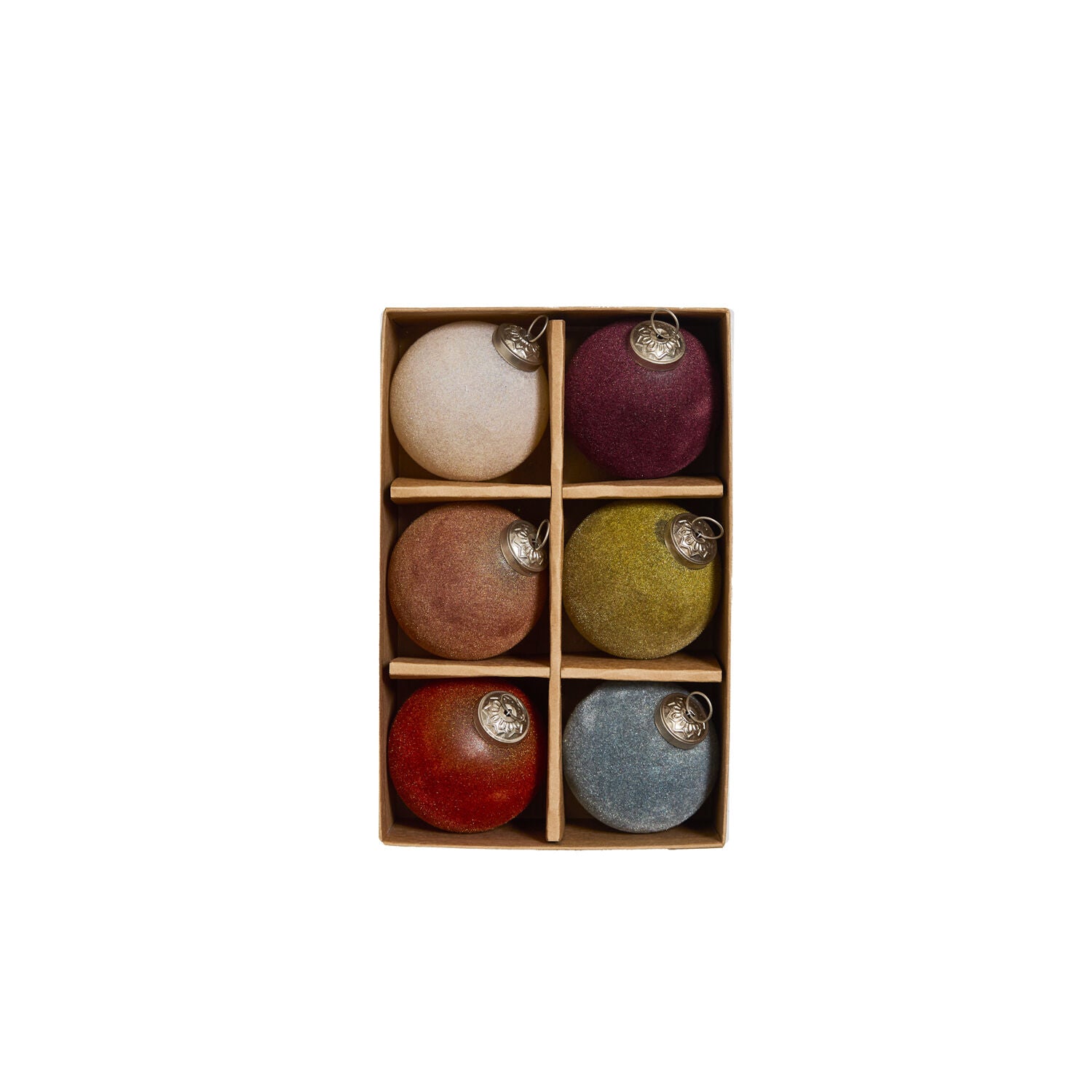 Velvet Ornament - Set of 6