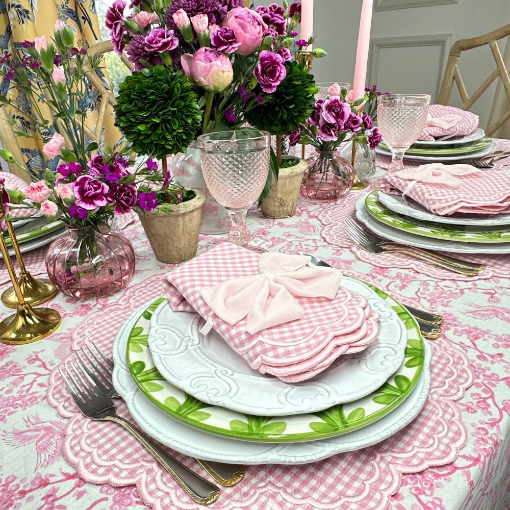 Bettina Napkin - Pink Gingham (Set of 4)